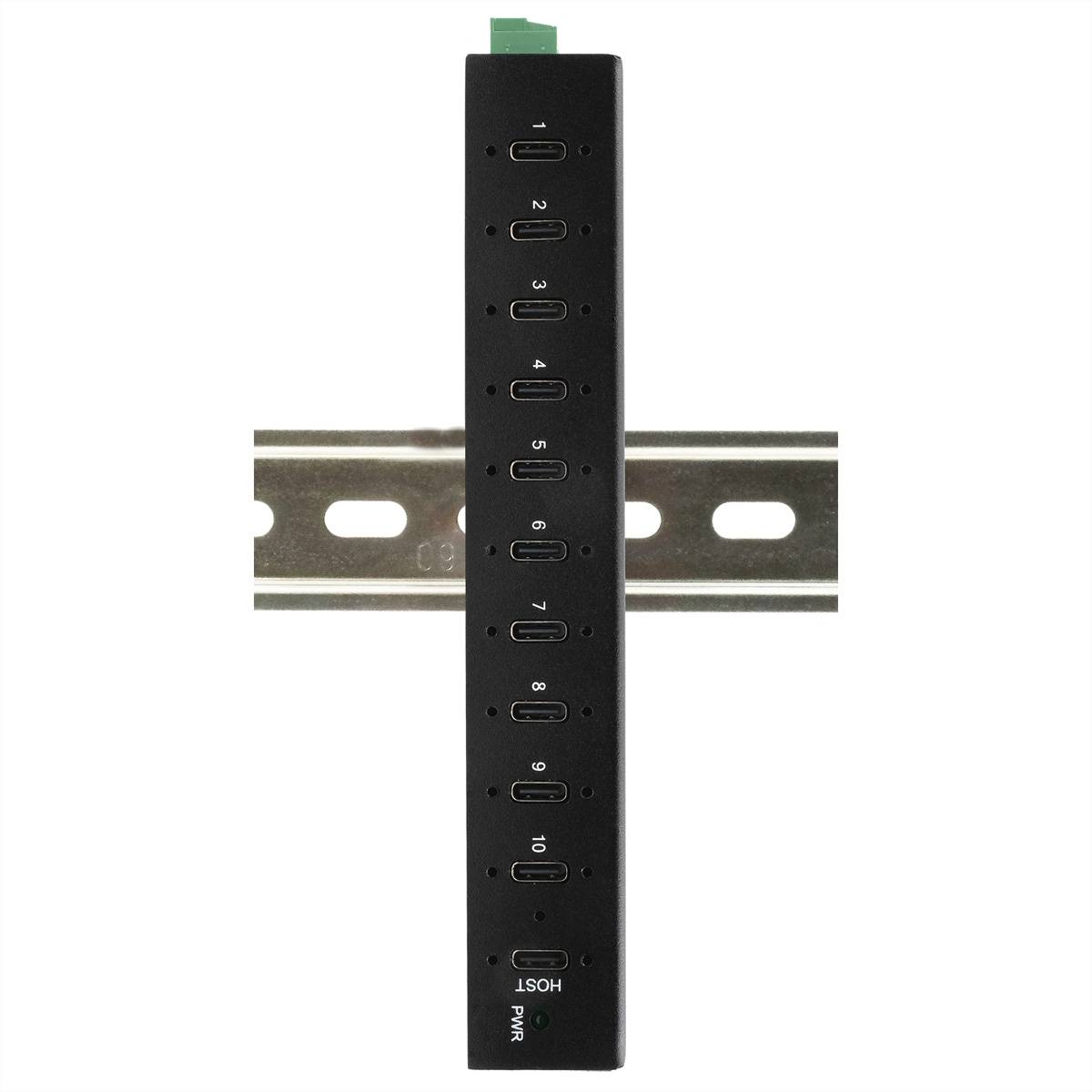 Exsys EXSYS - EX-12270HMS USB 3.2 Gen 2 HUB 10x C-Anschlüsse Hub USB noir-2