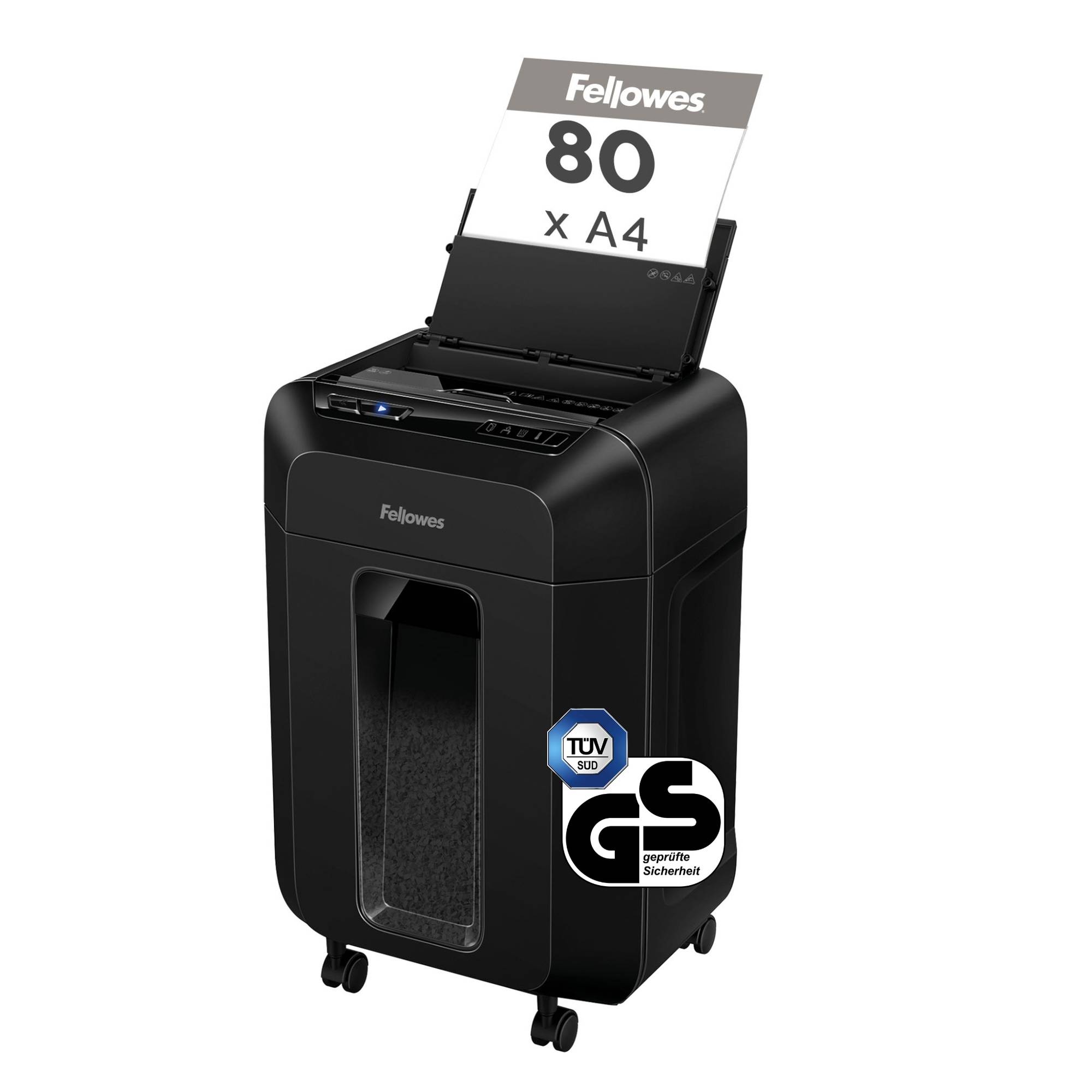 FELLOWES AutoMax 80m Aauto Feed Shredder Mini Cut 230V EU-0