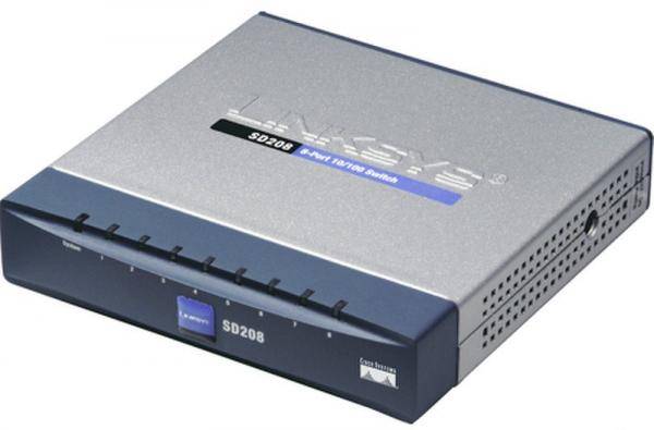 Linksys SD208T-EU Netzwerk Switch-0