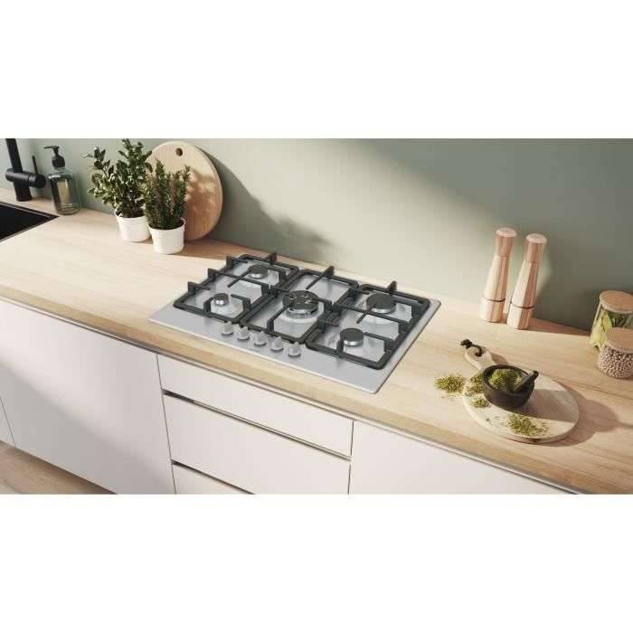 Table De Cuisson Gaz 75cm 5 Feux 10800w Bosch PGQ7B5K90-1