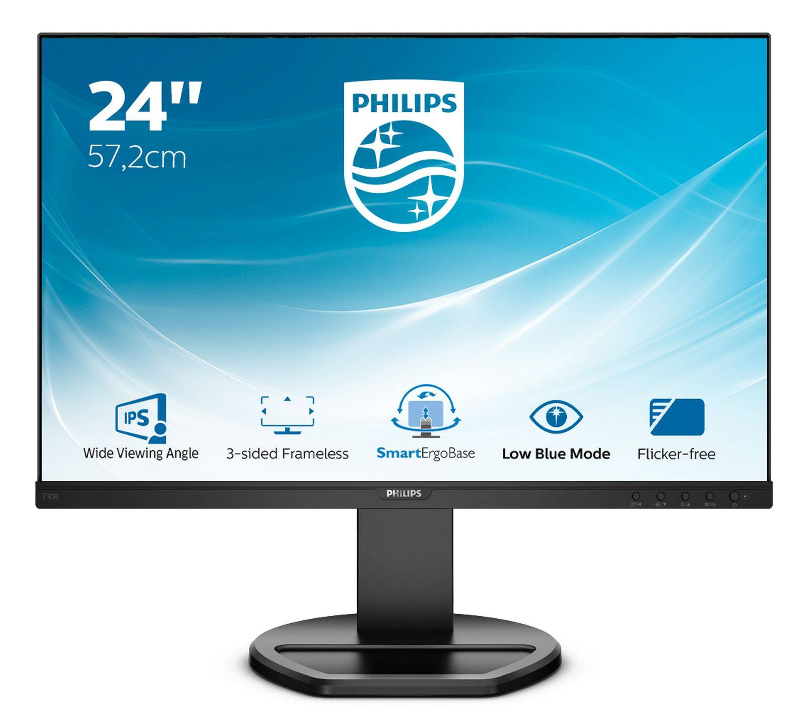 Philips 230B8QJEB/00, 57,1 cm (22.5"), 1920 x 1200 pixels, WUXGA, LED, 5 ms, Noir-1