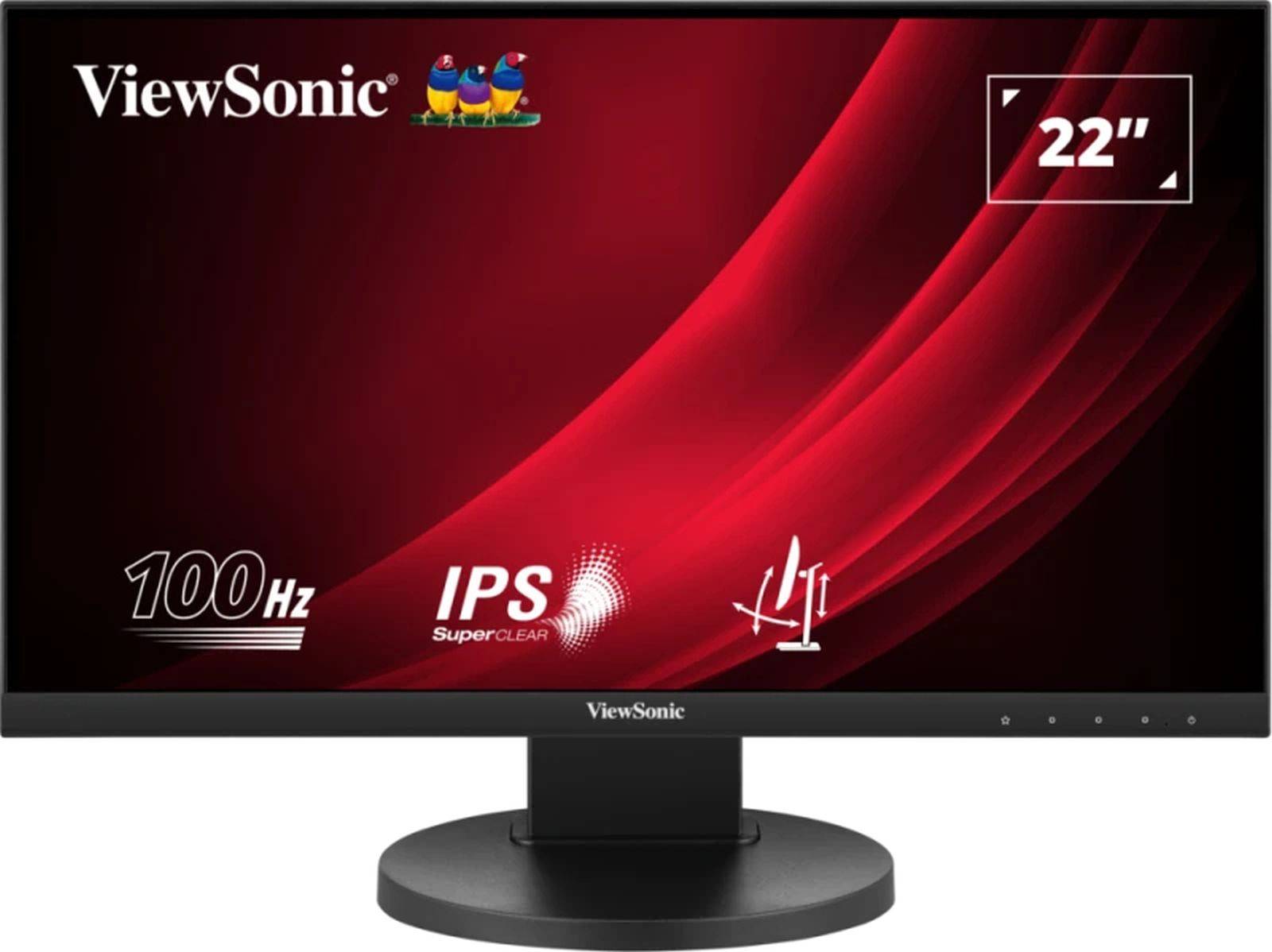 Viewsonic VG Series VG2208A, 55,9 cm (22"), 1920 x 1080 pixels, Full HD, LED, 5 ms, Noir-0