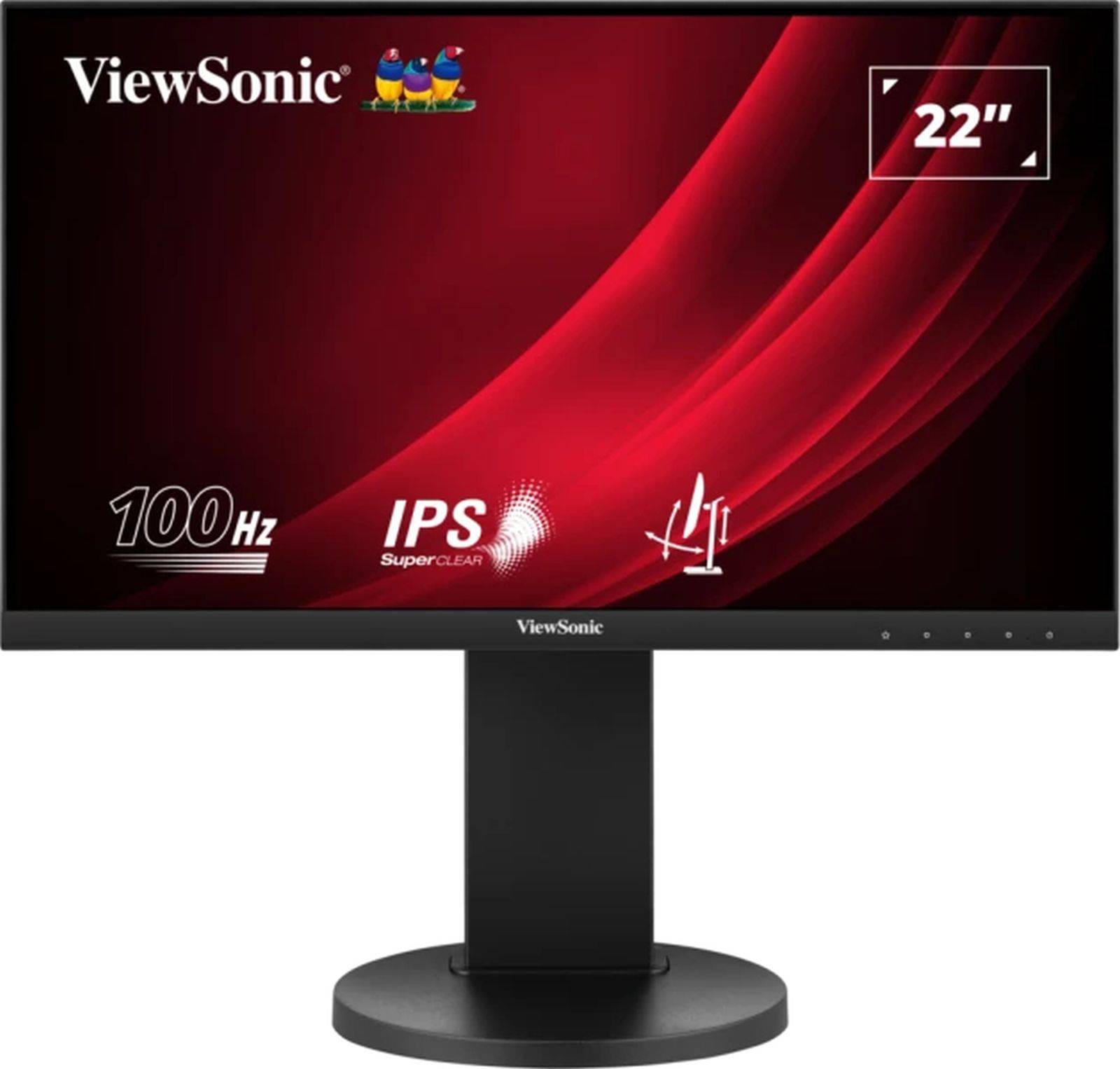 Viewsonic VG Series VG2208A, 55,9 cm (22"), 1920 x 1080 pixels, Full HD, LED, 5 ms, Noir-3