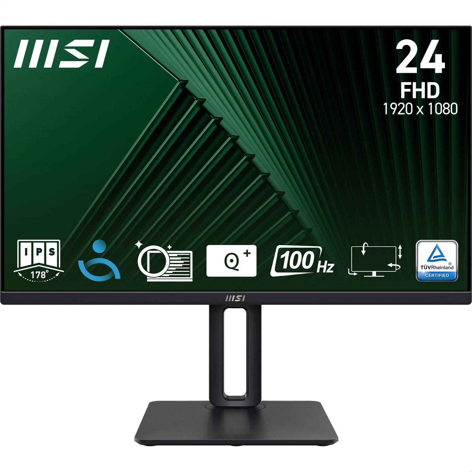 MSI Pro MP245PG, 60,5 cm (23.8"), 1920 x 1080 pixels, Full HD, LCD, 4 ms, Noir-1