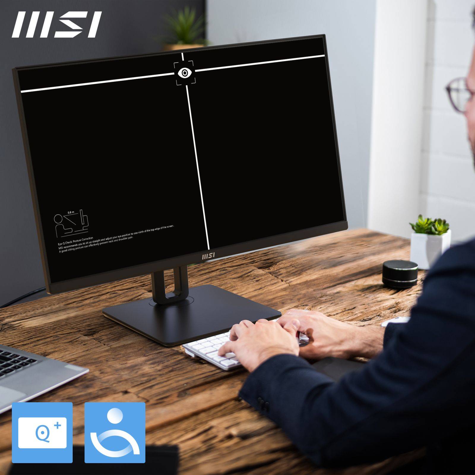 MSI Pro MP245PG, 60,5 cm (23.8"), 1920 x 1080 pixels, Full HD, LCD, 4 ms, Noir-4