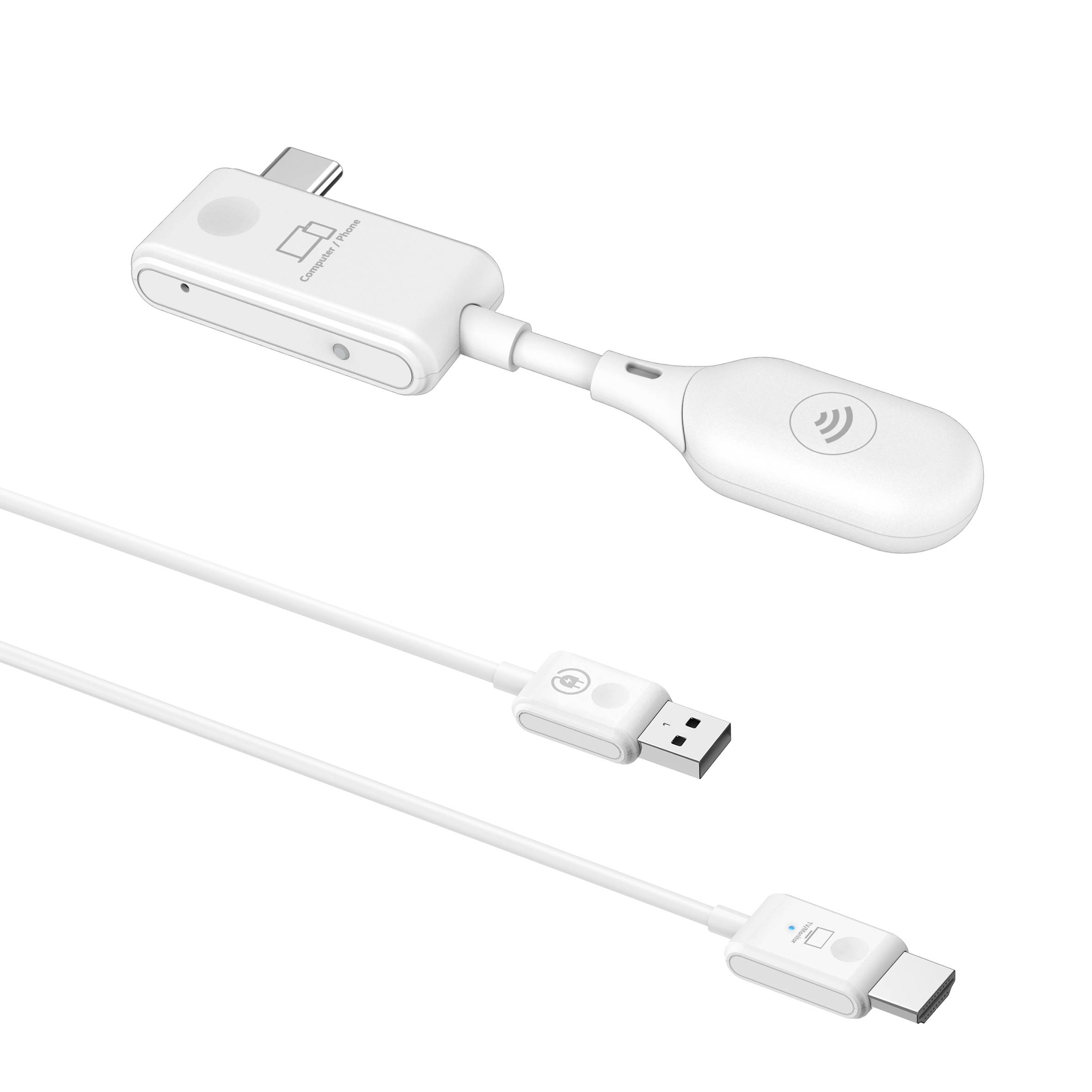 OPTOMA WHD221 USB-C wireless transmitter and receiver 50-60ms speed 20m range 5GHz-0