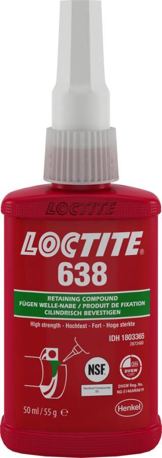 Loctite 638 Haute Résistance Colle De Fixation Cylindrique Haute Résistance - Henkel-0