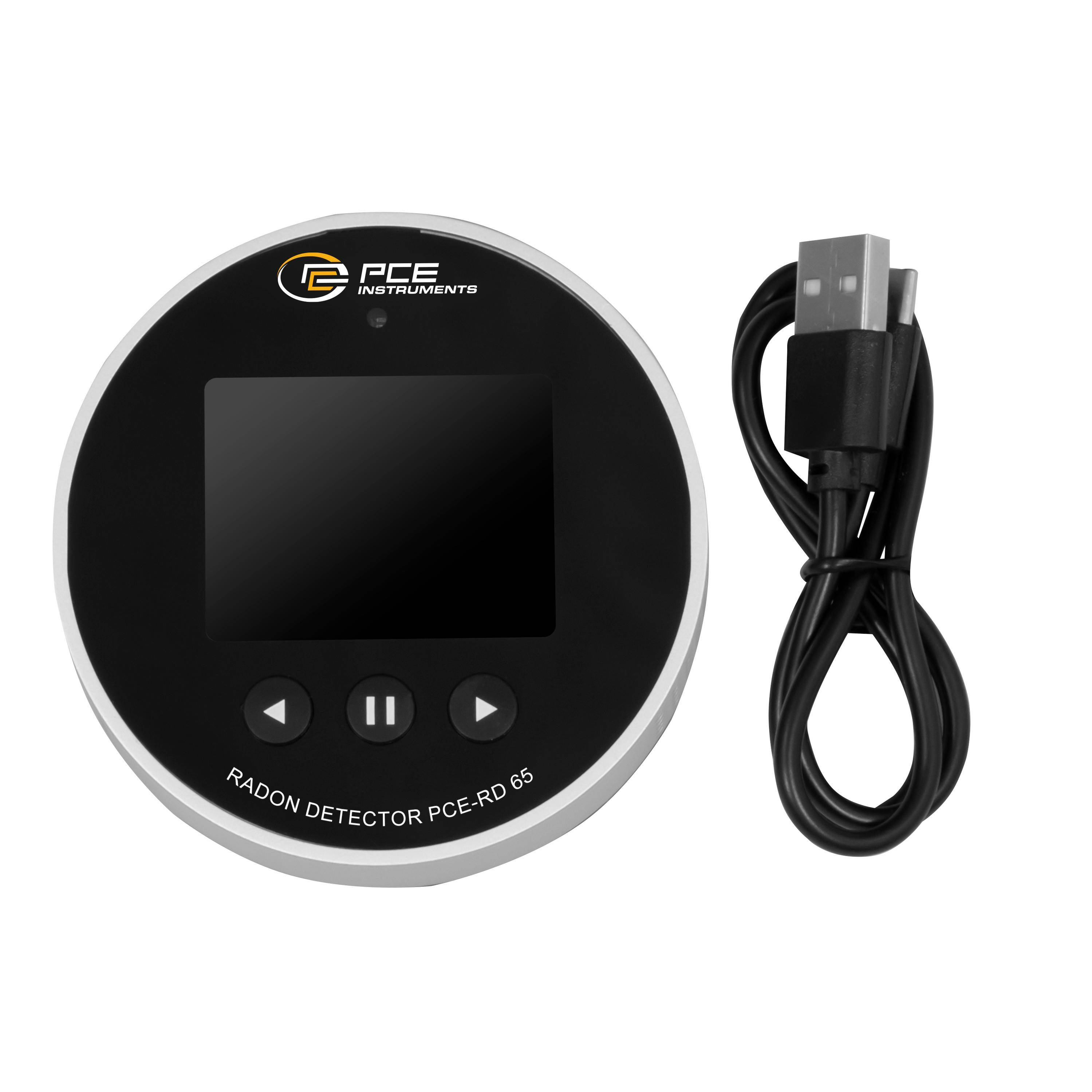 Appareil de mesure du radon PCE Instruments PCE-RD 65 3.3 - 37000 Bq/m³ avec fonction enregistreur de données étalonné d-5
