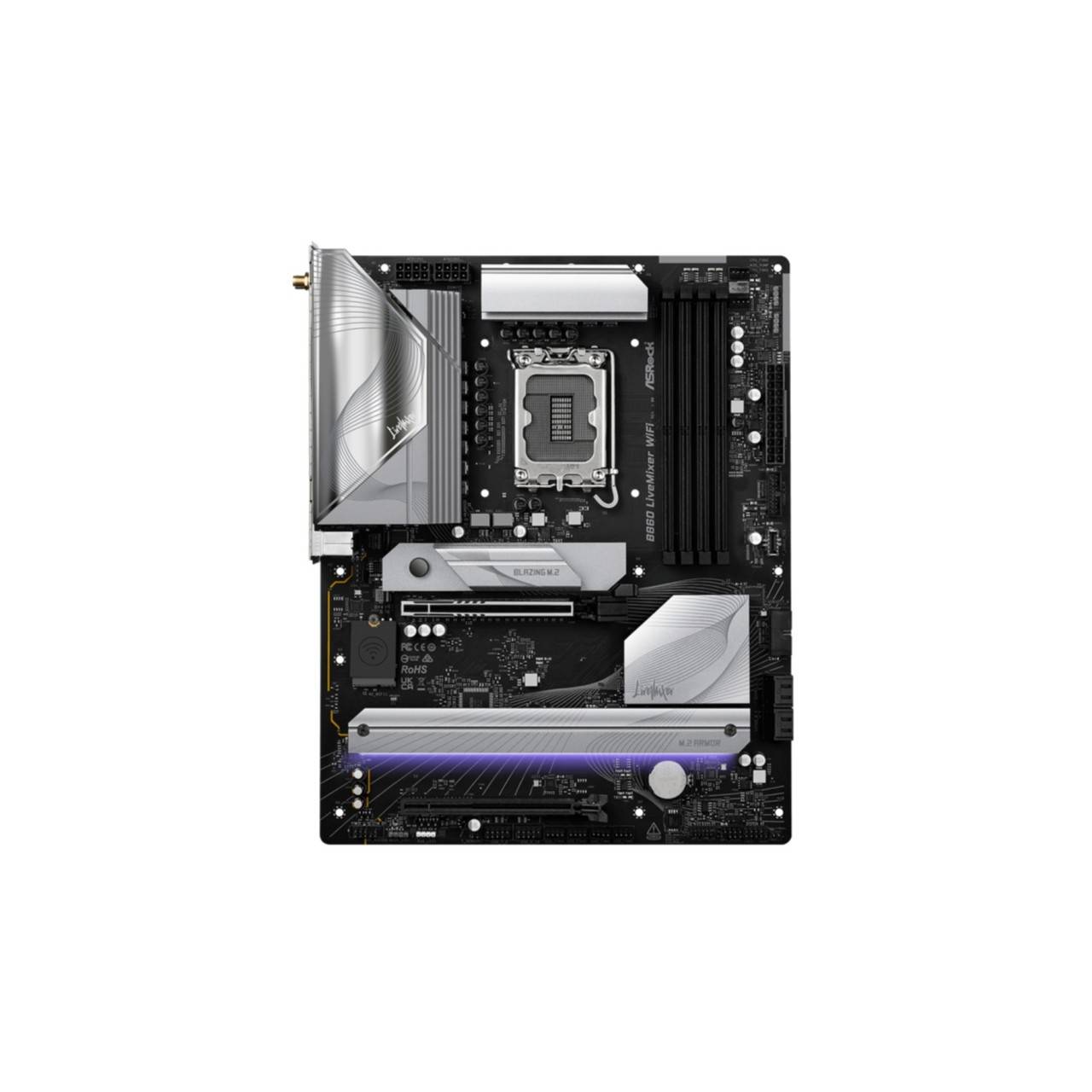 Asrock B860 LiveMixer WiFi, Intel, LGA 1851 (Socket V1), Intel Core Ultra (Series 2), LGA 1851, DDR5-SDRAM, 256 Go-2