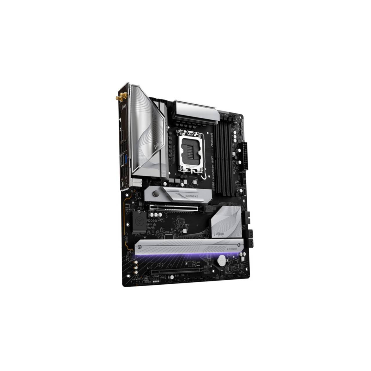 Asrock B860 LiveMixer WiFi, Intel, LGA 1851 (Socket V1), Intel Core Ultra (Series 2), LGA 1851, DDR5-SDRAM, 256 Go-3