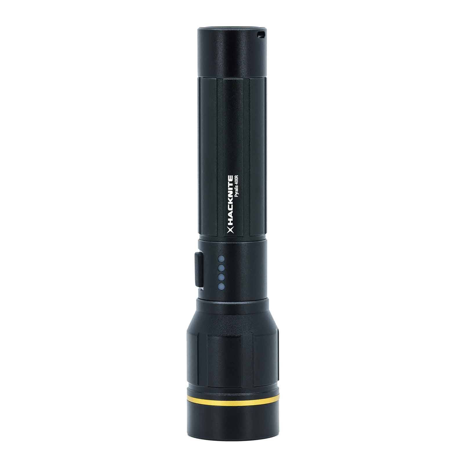 Lampe de Poche LED Rechargeable PYRALIS 400R - 400 lumens HACKNITE-1