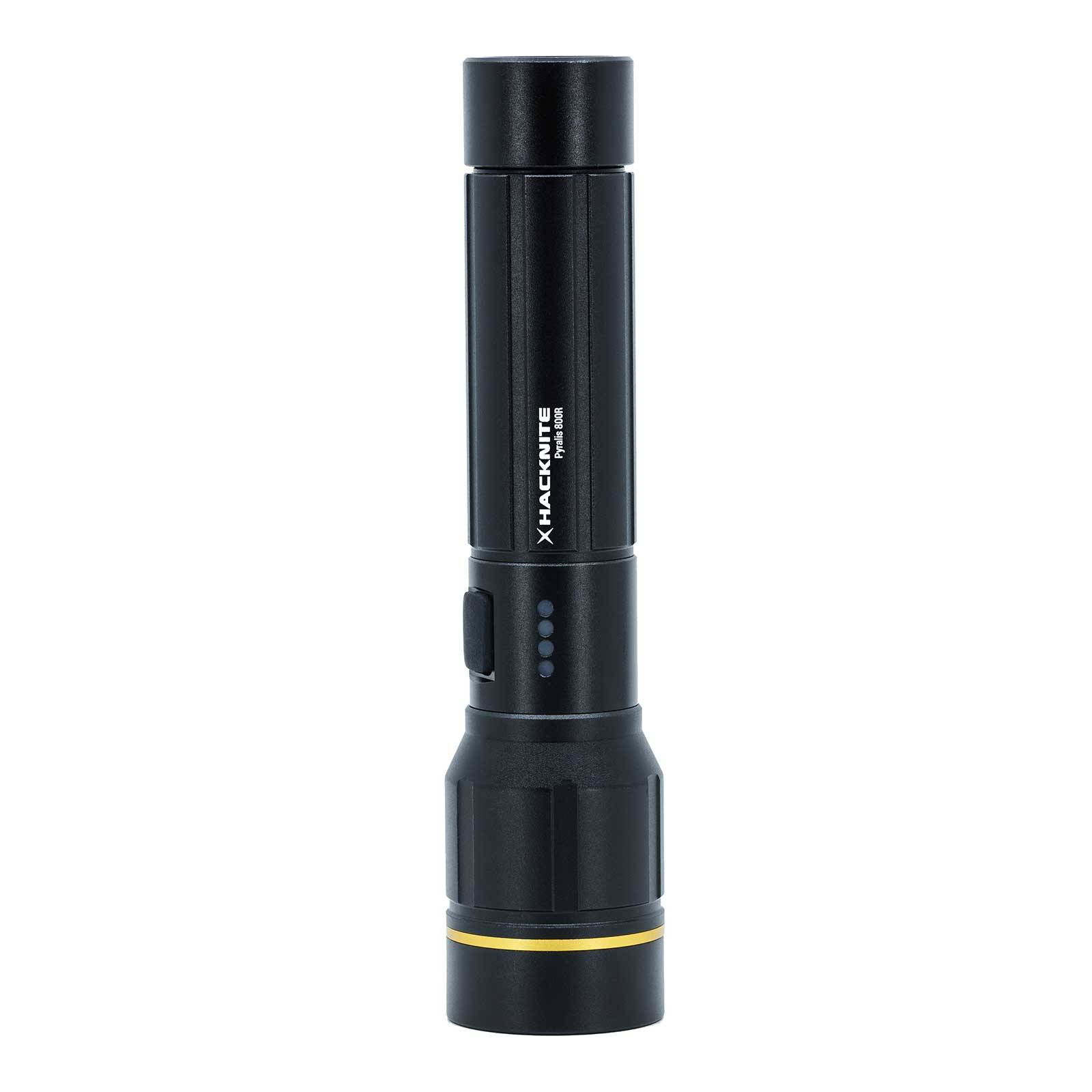 Lampe de Poche LED Rechargeable PYRALIS 800R - 800 lumens HACKNITE-1