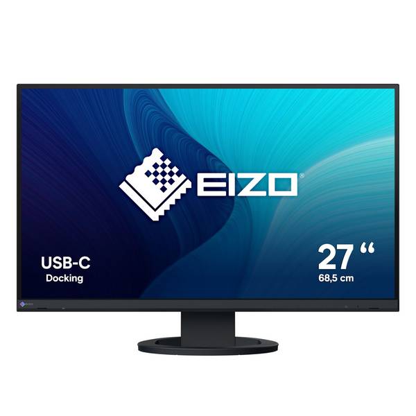 EIZO FlexScan EV2720S-BK, 68,6 cm (27"), 2560 x 1440 pixels, Quad HD, LCD, 5 ms, Noir