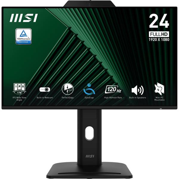 MSI Pro MP242PMG, 60,5 cm (23.8"), 1920 x 1080 pixels, Full HD, LCD, 4 ms, Noir