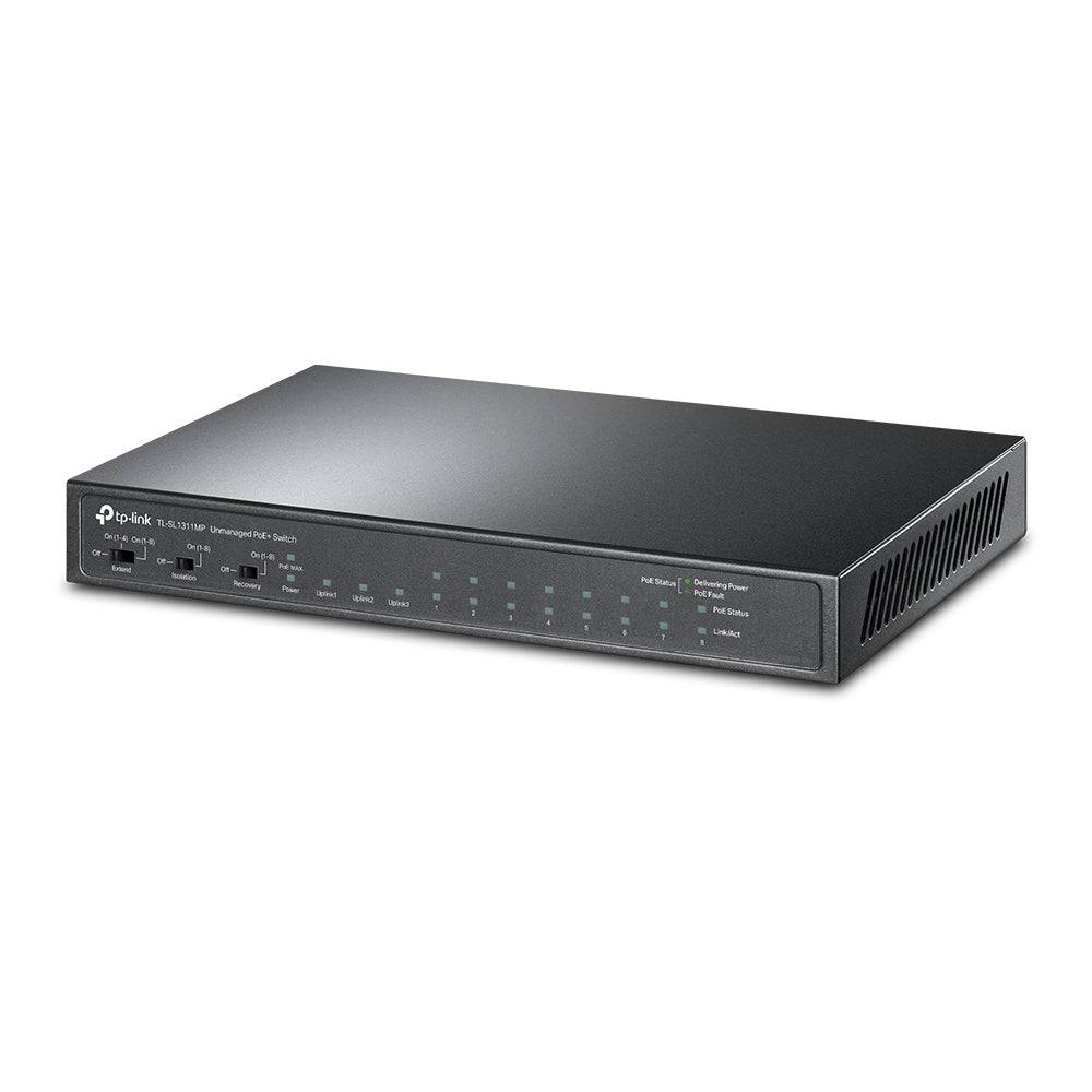 TP-Link TL-SL1311MP, Non-géré, Fast Ethernet (10/100), Connexion Ethernet, supportant l'alimentation via ce port (PoE)-4