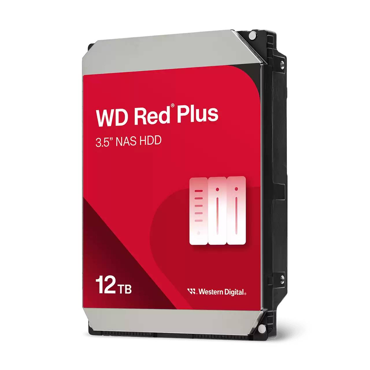 Western Digital Red Plus WD120EFGX, 12 To, 7200 tr/min, 512 Mo, 3.5", Série ATA III-0