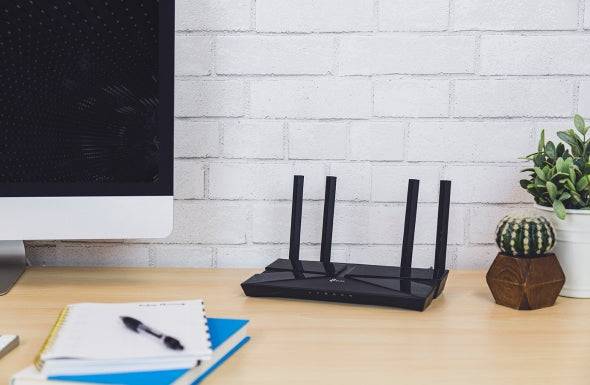 TP-LINK Archer AX1500 Wi-Fi 6 Router Broadcom 1.5GHz Tri-Core CPU 1201Mbps at 5GHz+300Mbps at 2.4GHz 5 Gigabit Ports-4