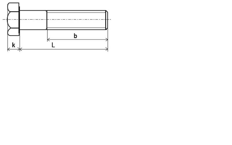 VIS TETE HEXAGONALE FIL.PART 6 X 100 INOX A4 - Vendu par 100-1