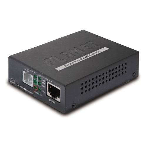PLANET VC-231 convertisseur de support réseau 100 Mbit/s Noir-0