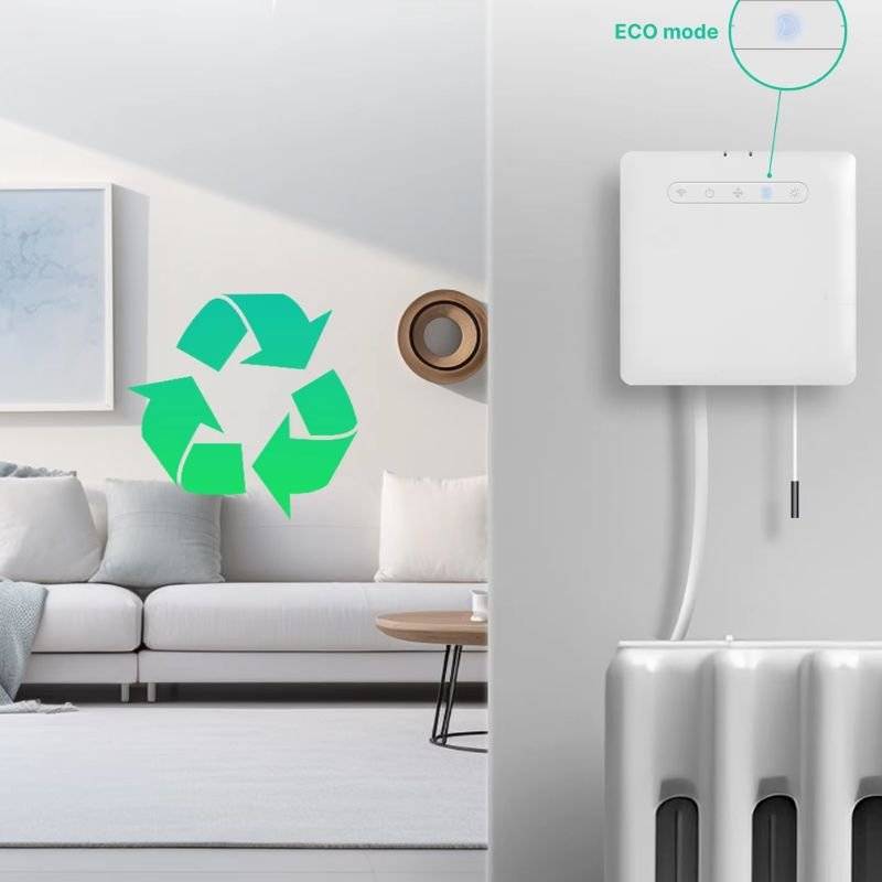Thermostat Connecté pour Chauffage Électrique avec Technologie Fil Pilote - Zigbee - SILAMP-1