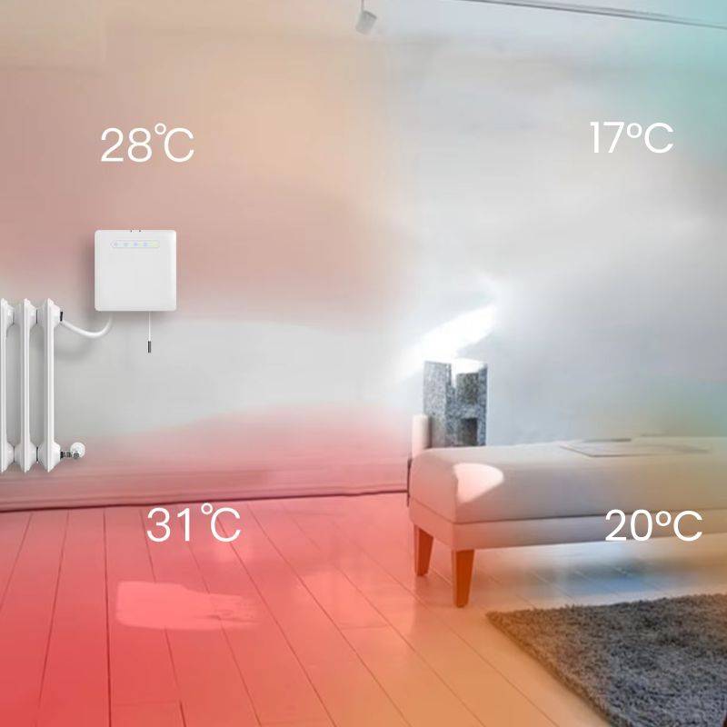 Thermostat Connecté pour Chauffage Électrique avec Technologie Fil Pilote - Zigbee - SILAMP-2