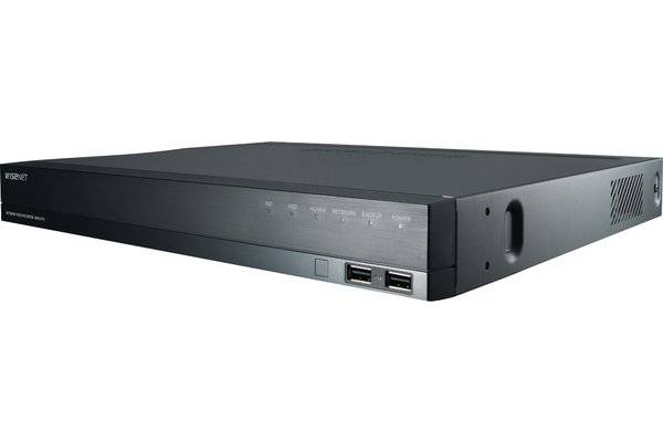 Hanwha XRN-820S Enregistreur vidéo sur réseau Noir-0