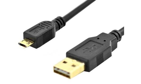 Digitus Câble USB USB 2.0 USB-A mâle, USB-Micro-B mâle 1.00 m noir rond, blindage double DK-300122-010-S-3