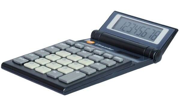 Triumph Adler L819 Calculatrice de bureau noir Ecran: 8 solaire (l x H x P) 85 x 15 x 130 mm-2