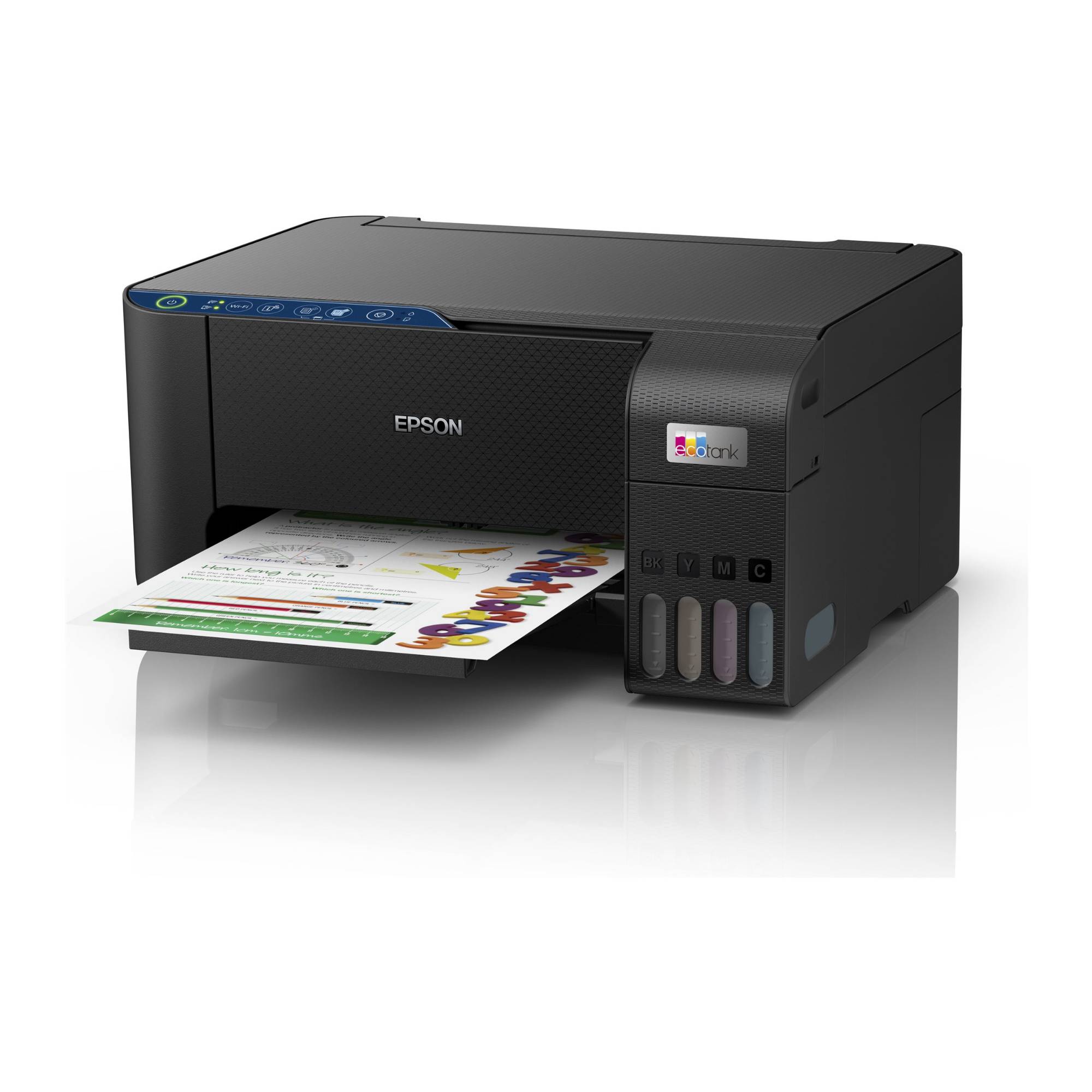 Epson EcoTank ET-2861, Jet d'encre, Impression couleur, 5760 x 1440 DPI, Copie couleur, A4, Noir-1