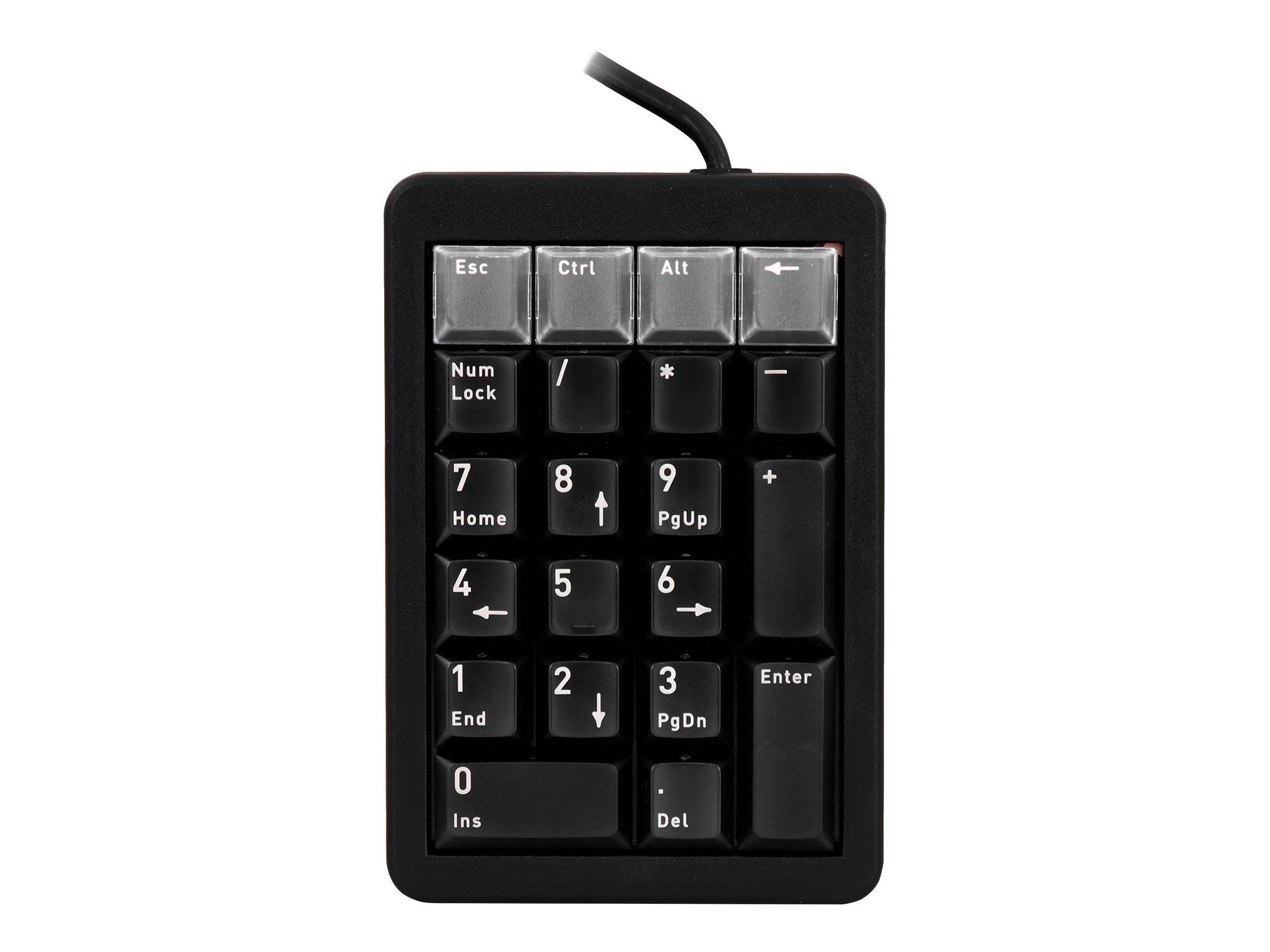 CHERRY KEYPAD G84-4700 Pavé numérique mécanique bas profil 21 touches USB noir Layout Qwerty US-0