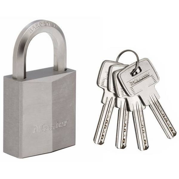 Master Lock 1145PEURD Cadenas Marin avec Clé, Gris, 7,1 x 4 x 2,1 cm