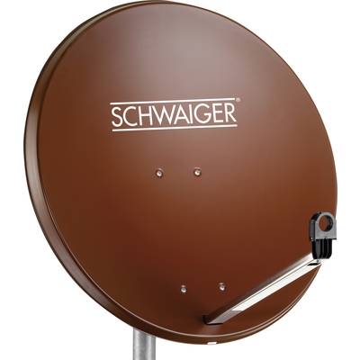 Antenne SAT 80 cm Schwaiger SPI996.2 Réflecteur: acier rouge brique
