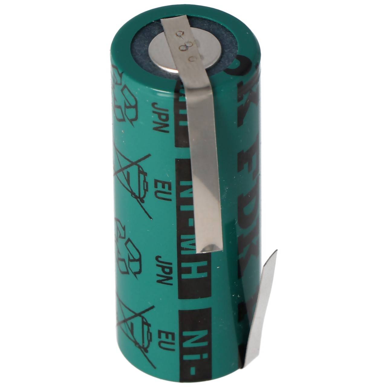 Batterie NiMH 2150 mAh FDK 4/5 A, 43 x 17 mm, compatible avec les brosses à dents Braun Oral-B Triumph-2