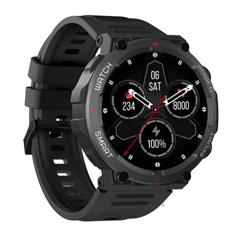 Blackview W50 (Montre Connectée - 1.39'' - Microphone intégré) Noir-2