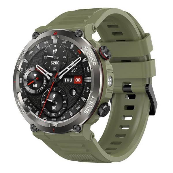 Blackview W50 Pro (Montre Connectée  Durcie - 1.45'' - Microphone intégré) Kaki