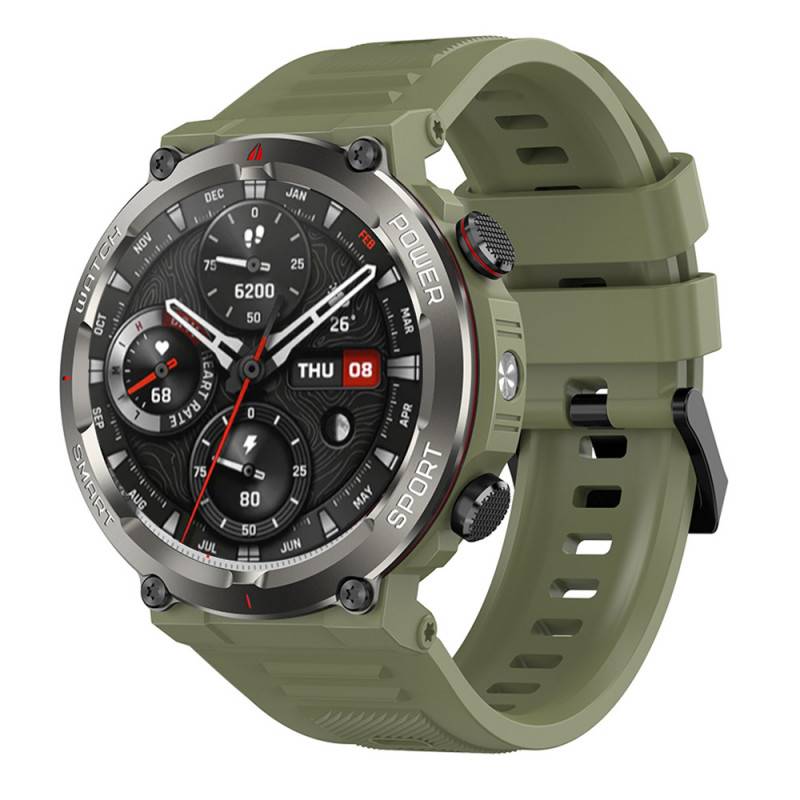 Blackview W50 Pro (Montre Connectée Durcie - 1.45'' - Microphone intégré) Kaki-0