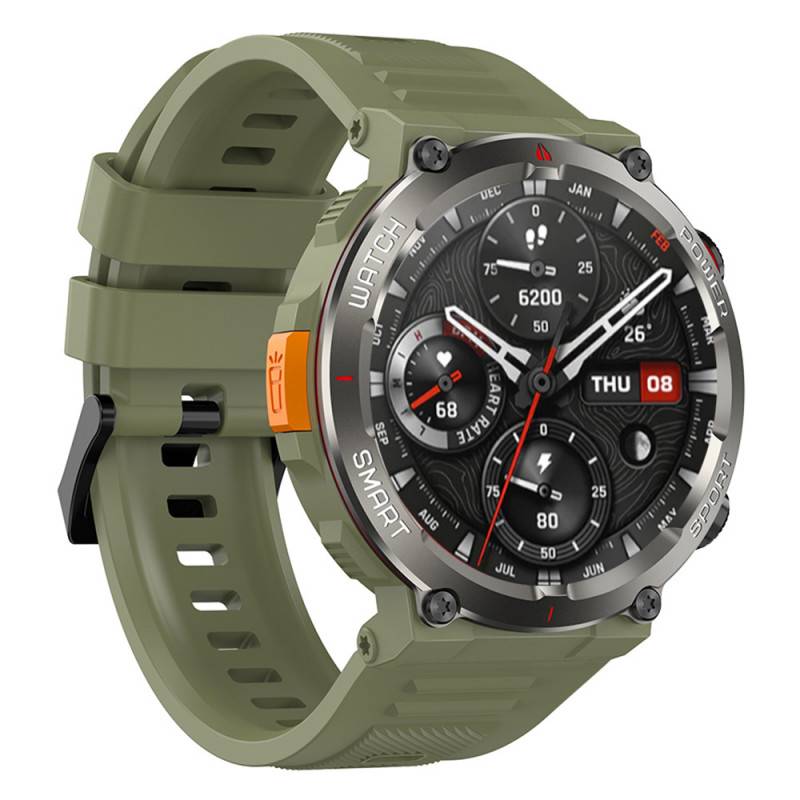 Blackview W50 Pro (Montre Connectée Durcie - 1.45'' - Microphone intégré) Kaki-2