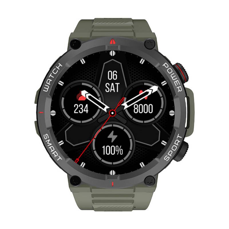 Blackview W50 (Montre Connectée - 1.39'' - Microphone intégré) Vert-1