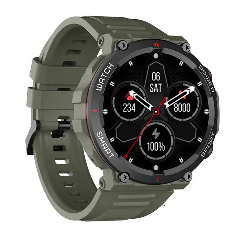 Blackview W50 (Montre Connectée - 1.39'' - Microphone intégré) Vert-2