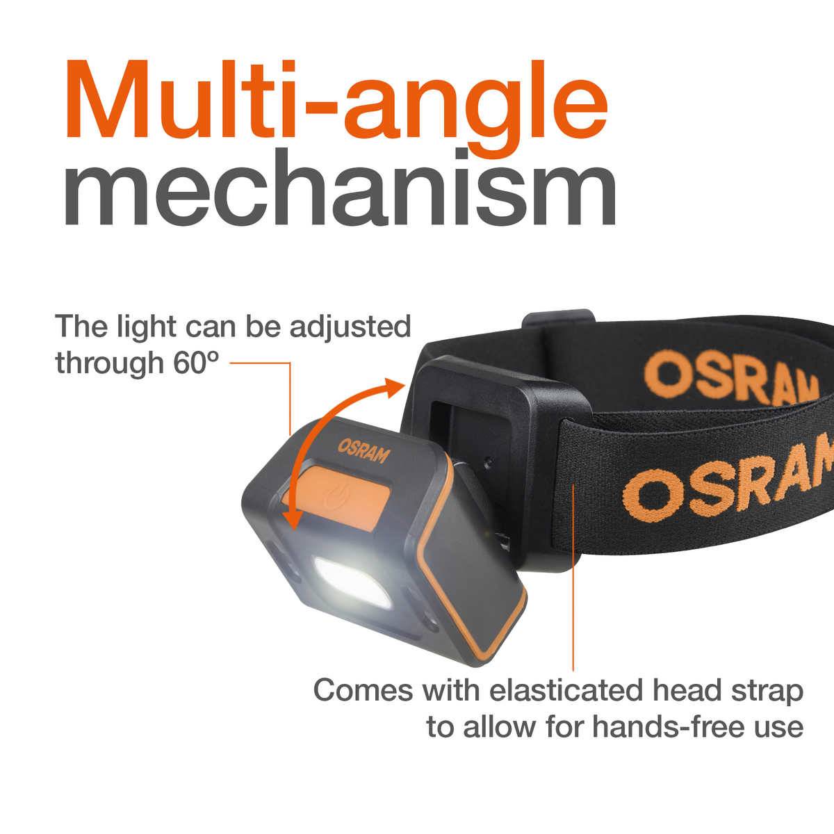 Lampe d'inspection Frontale LEDinspect HEADTORCH250 Osram LEDIL404-2