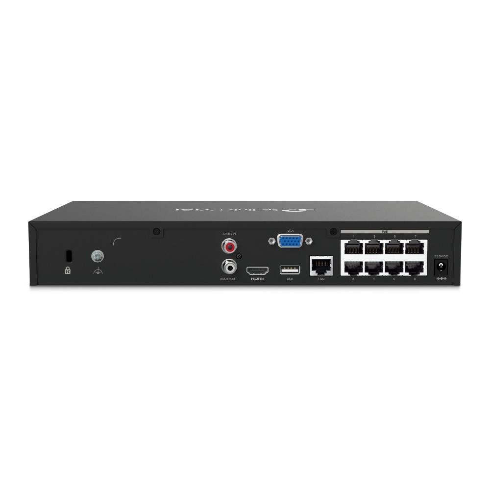 TP-LINK VIGI NVR1008H-8MP 8 Channel PoE Network Video Recorder-1
