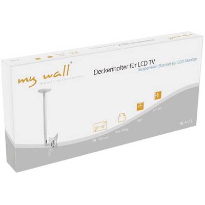 Support TV pour plafond My Wall HL 4-2 L 58,4 cm (23") - 106,7 cm (42") inclinable, mobile, réglable en hauteur gris-arg-2