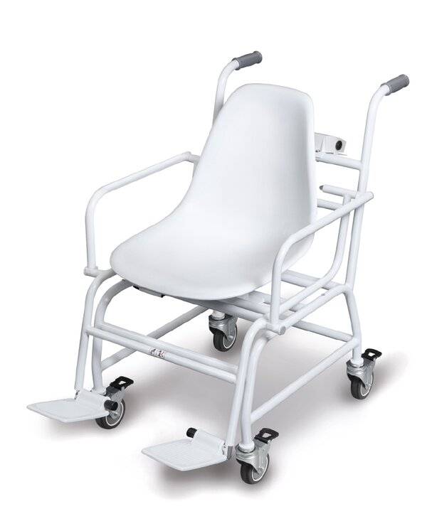 Kern MCB300K100M Fauteuil pèse-personne MCB 300K100M numérique Plage de pesée (max.)=300 kg blanc homologué pour l'étalo-6