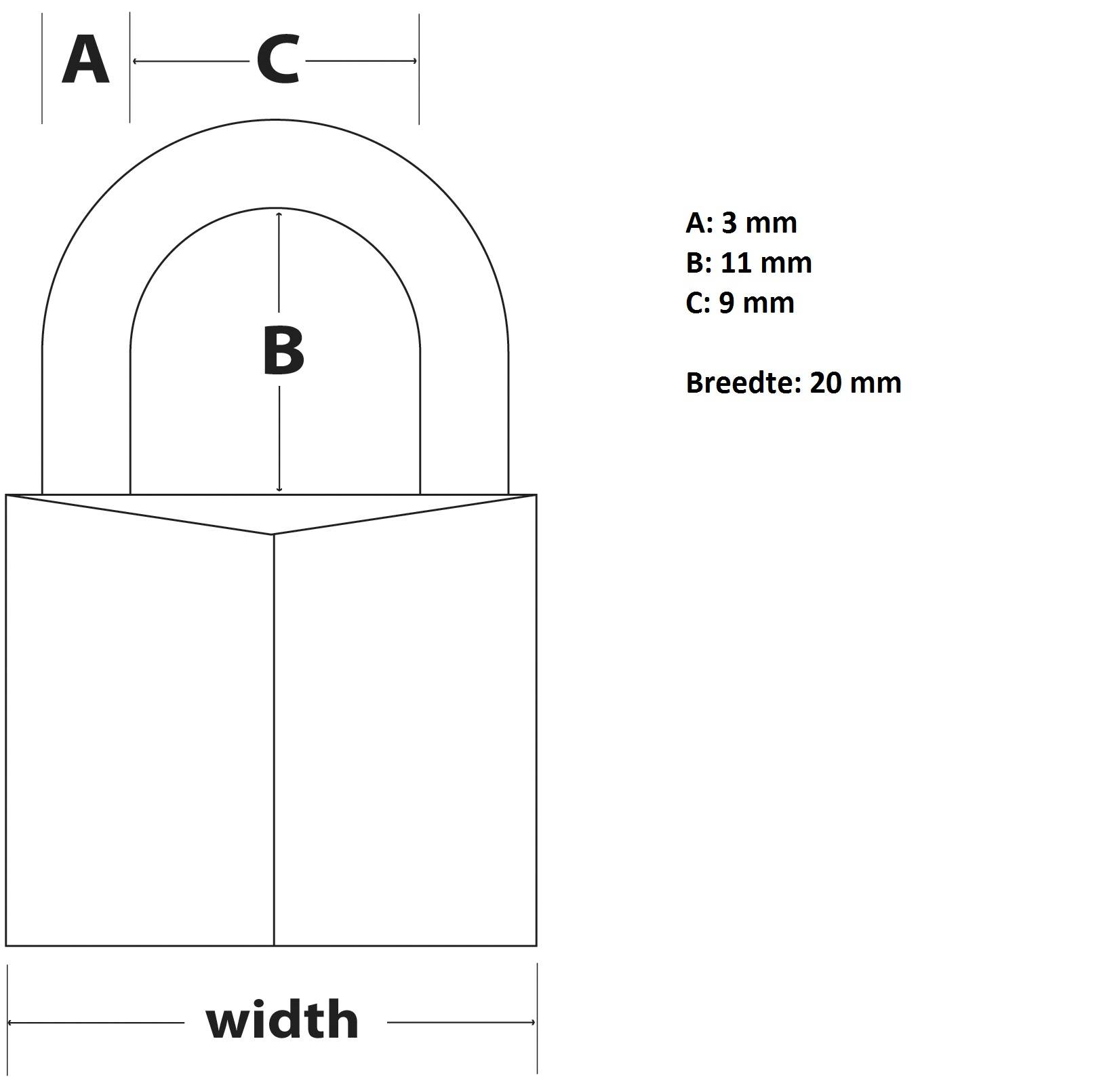 Master Lock 120EURT Lot de 2 Petits Cadenas à Clé en Laiton, Doré, 3,4 x 2 x 1 cm-1