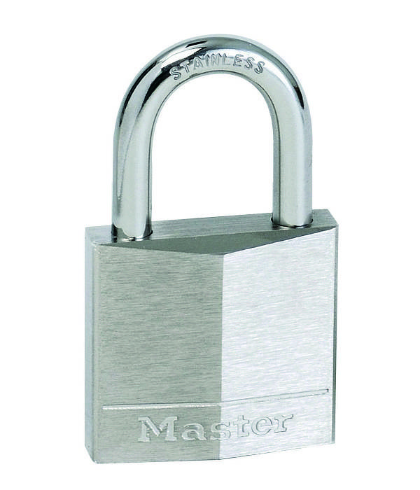 Master Lock 640EURD Cadenas Marin avec Clés, Gris, 6,5 x 4 x 1,3 cm-0