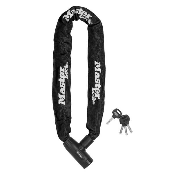 MASTER LOCK Chaîne Antivol Vélo [Clé] [90 cm Chaîne] 8391EURDPRO