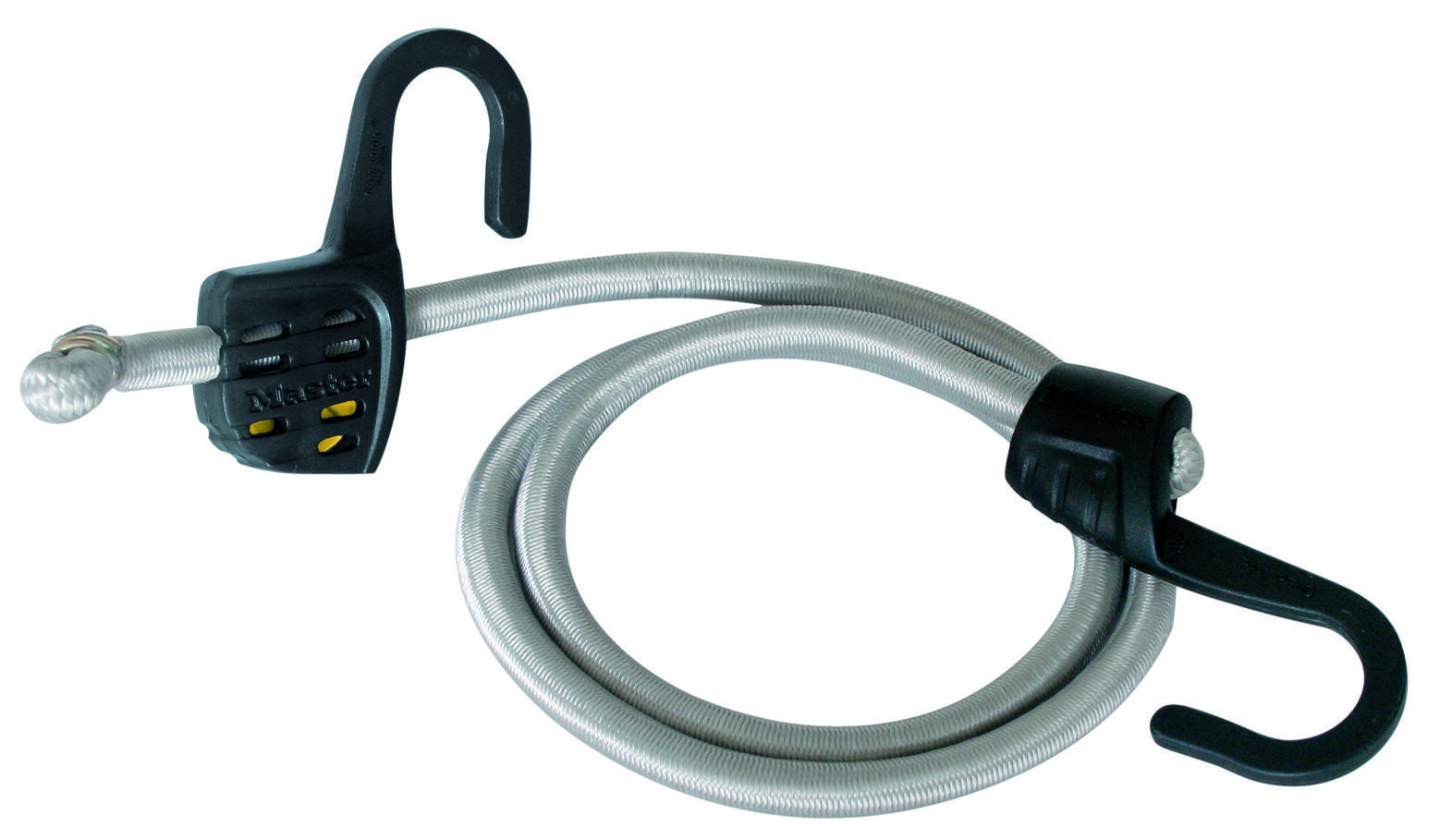 MASTER LOCK Tendeur avec Crochet [Longueur Ajustable de 15 cm à 150 cm] [Crochet en Acier] 3138EURDAT-0