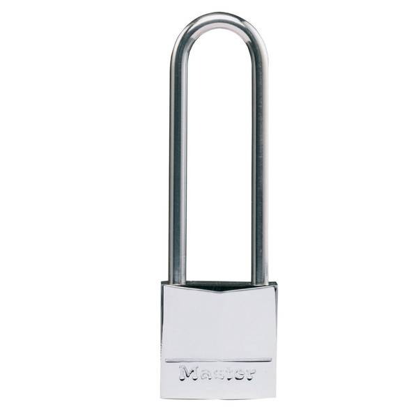 Master Lock 639EURDLJ Cadenas Marin avec Clés et Anse Longue, Gris, 9,7 x 3 x 1,2 cm-0