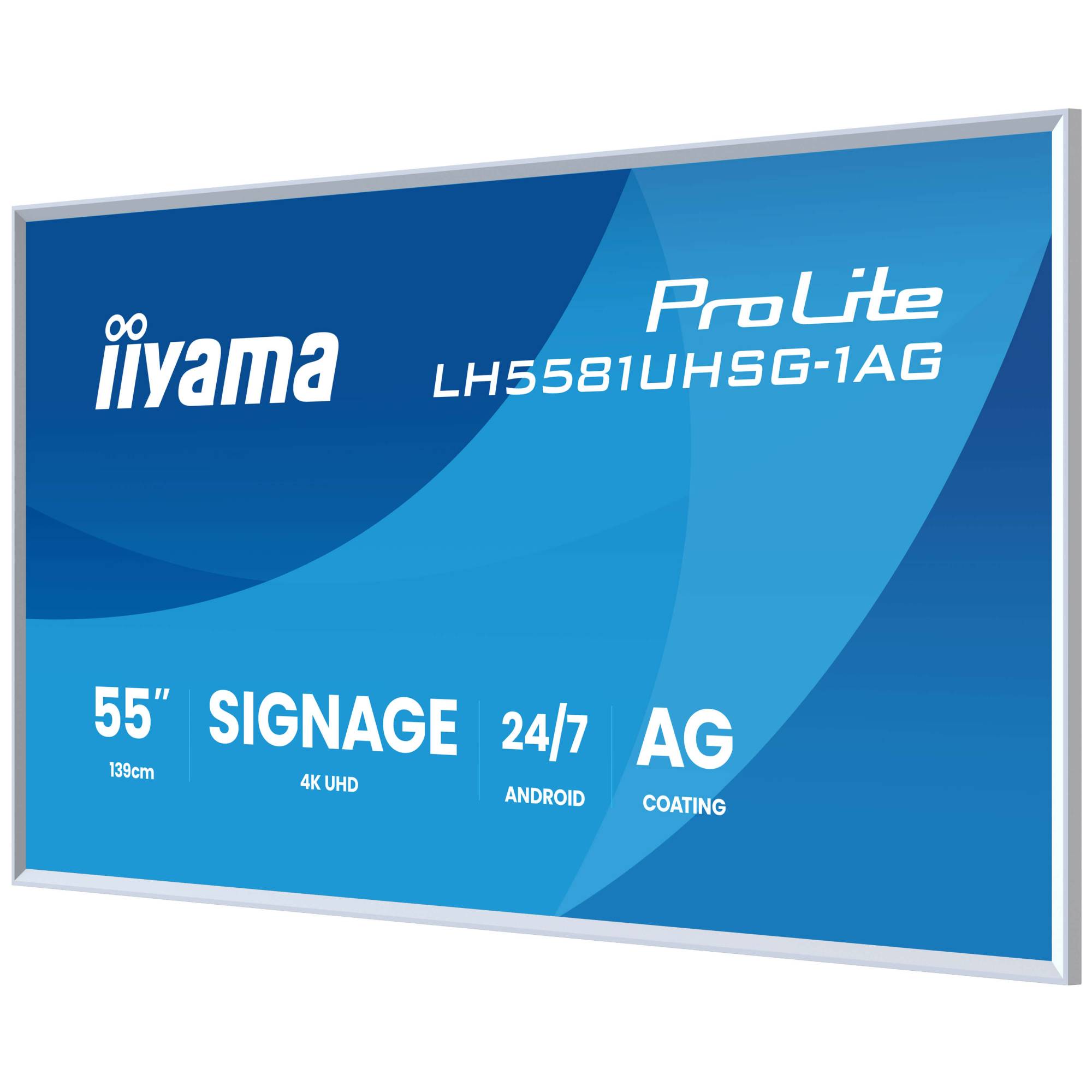 55" Gallery Line with removable white fr-2
