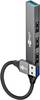 Hub USB 4 ports Goobay Slim, USB-A vers USB-A, USB 3.2 - prise USB-A (USB 3.2) > 1x prise USB-A (USB 3.2), 3x prise...